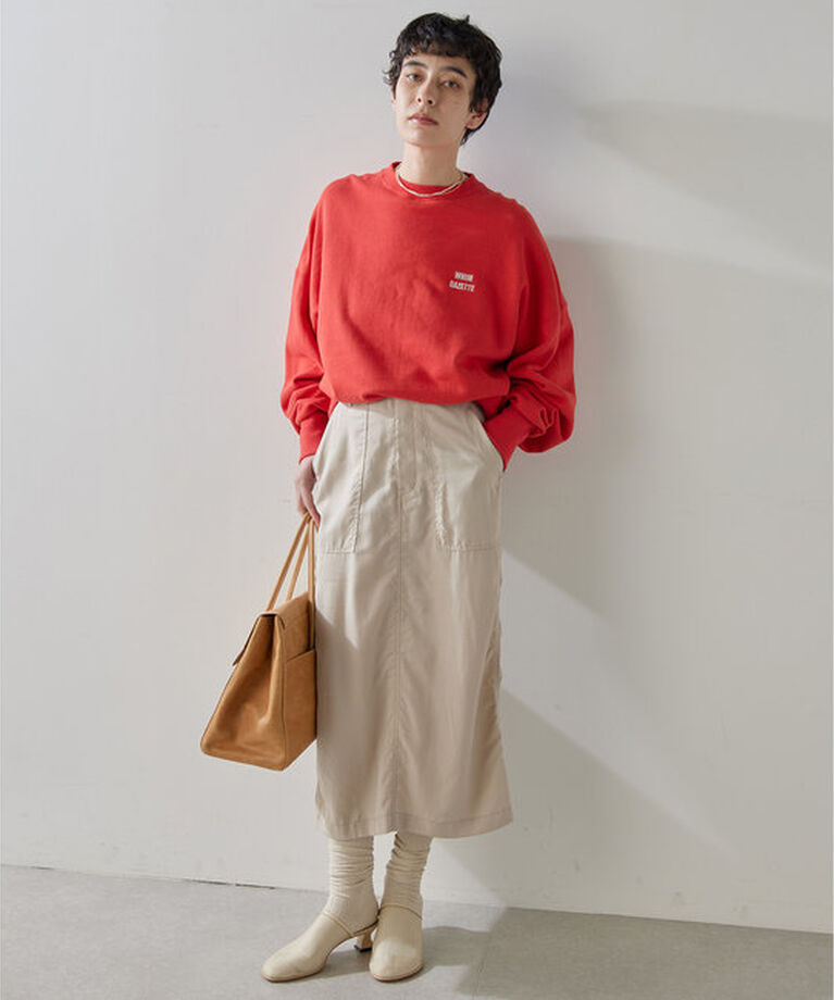  「【WEB限定カラーあり】ロゴ刺繍ウラケプルオーバー」|Tシャツ・カットソー|