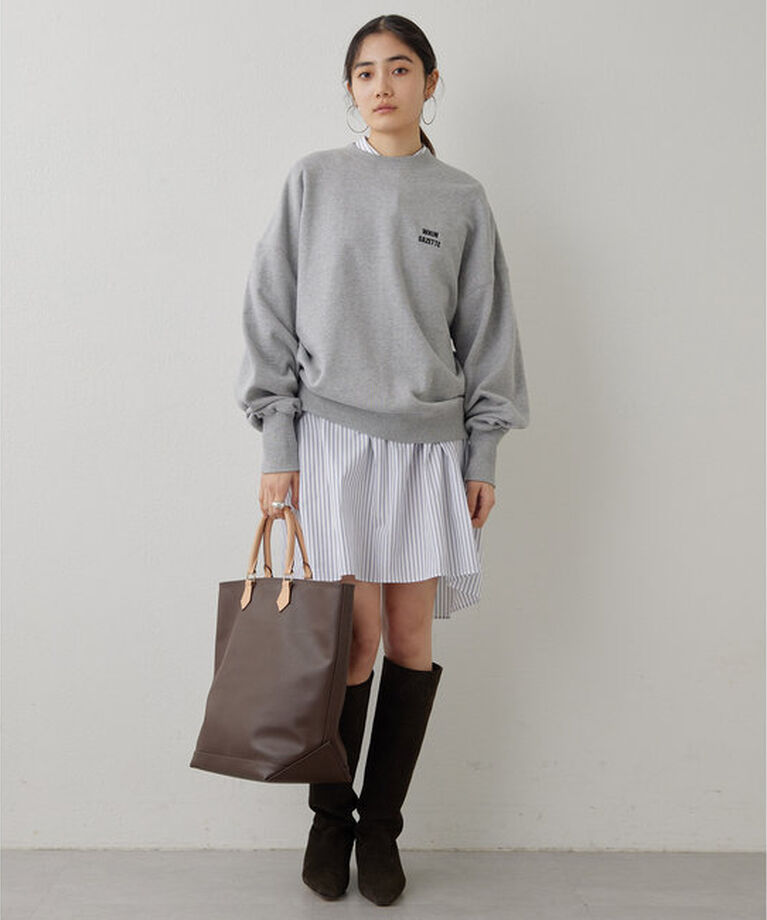  「【WEB限定カラーあり】ロゴ刺繍ウラケプルオーバー」|Tシャツ・カットソー|