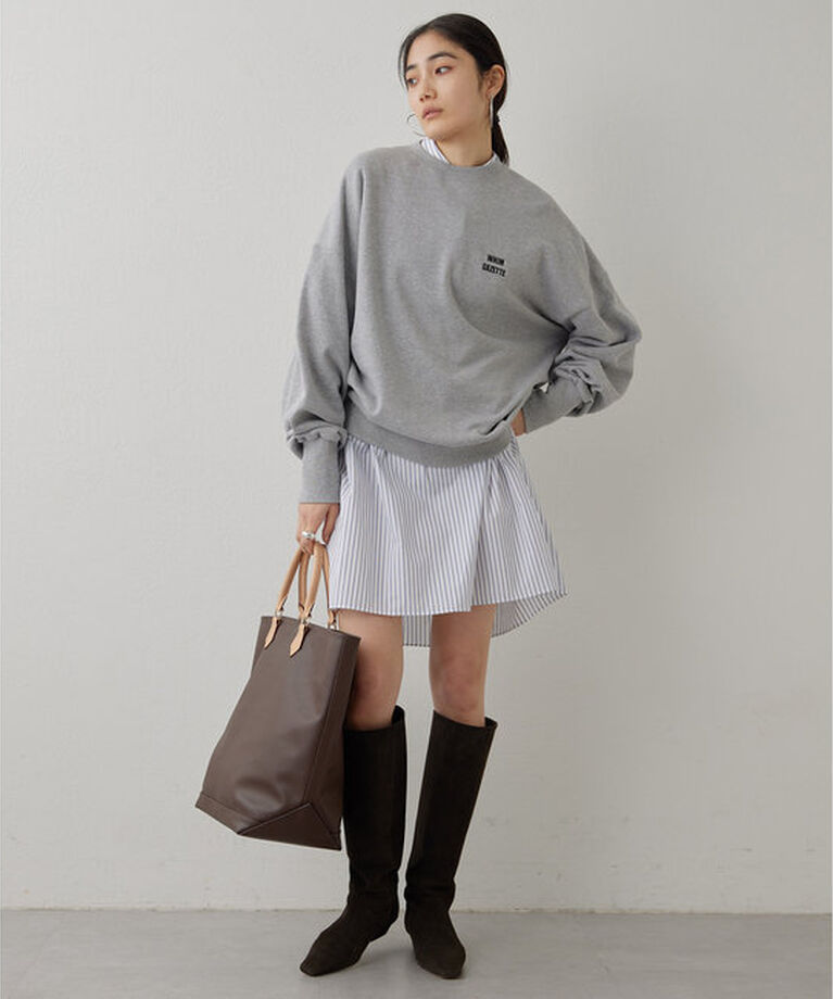  「【WEB限定カラーあり】ロゴ刺繍ウラケプルオーバー」|Tシャツ・カットソー|