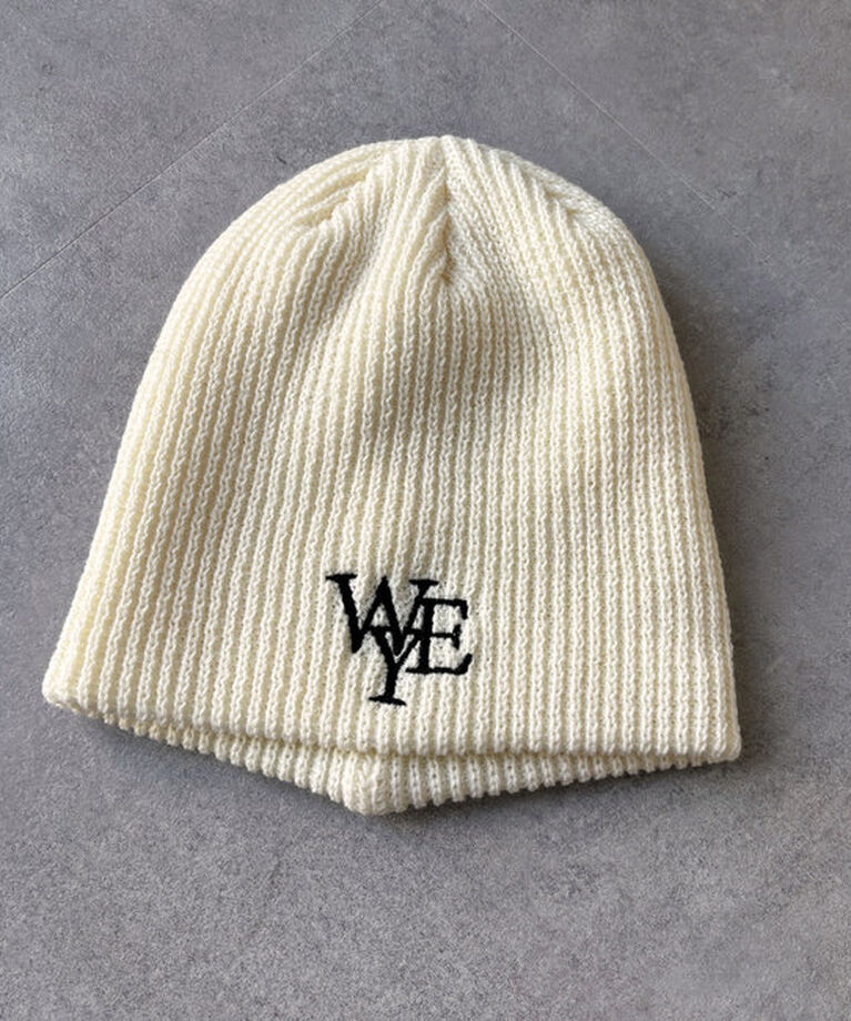  「ロゴ刺繍ニット帽」|ハット|
