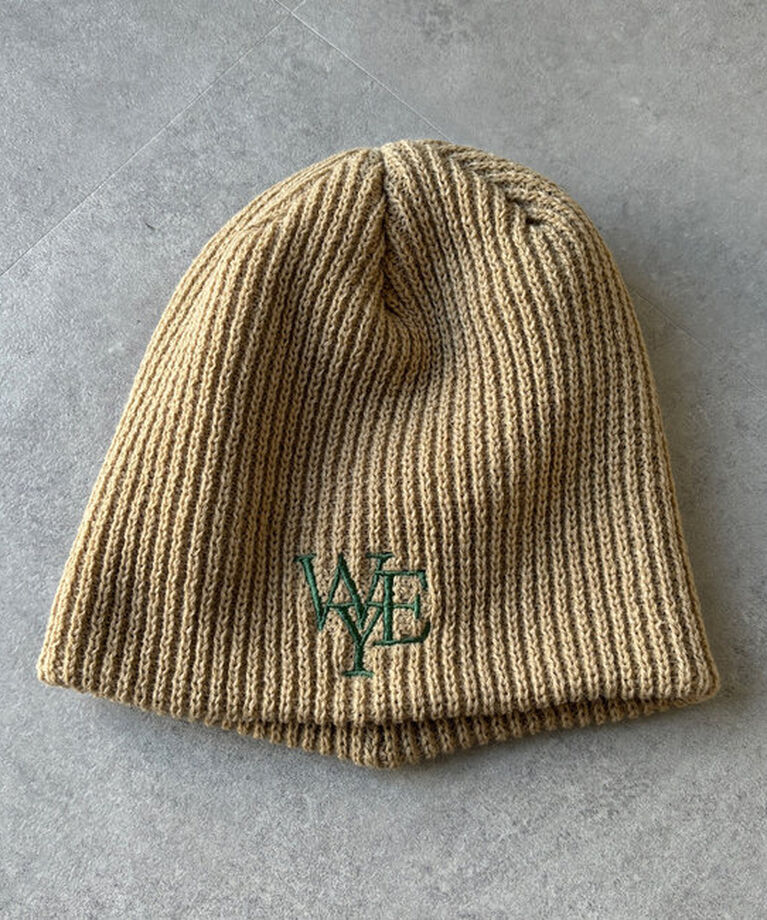  「ロゴ刺繍ニット帽」|ハット|