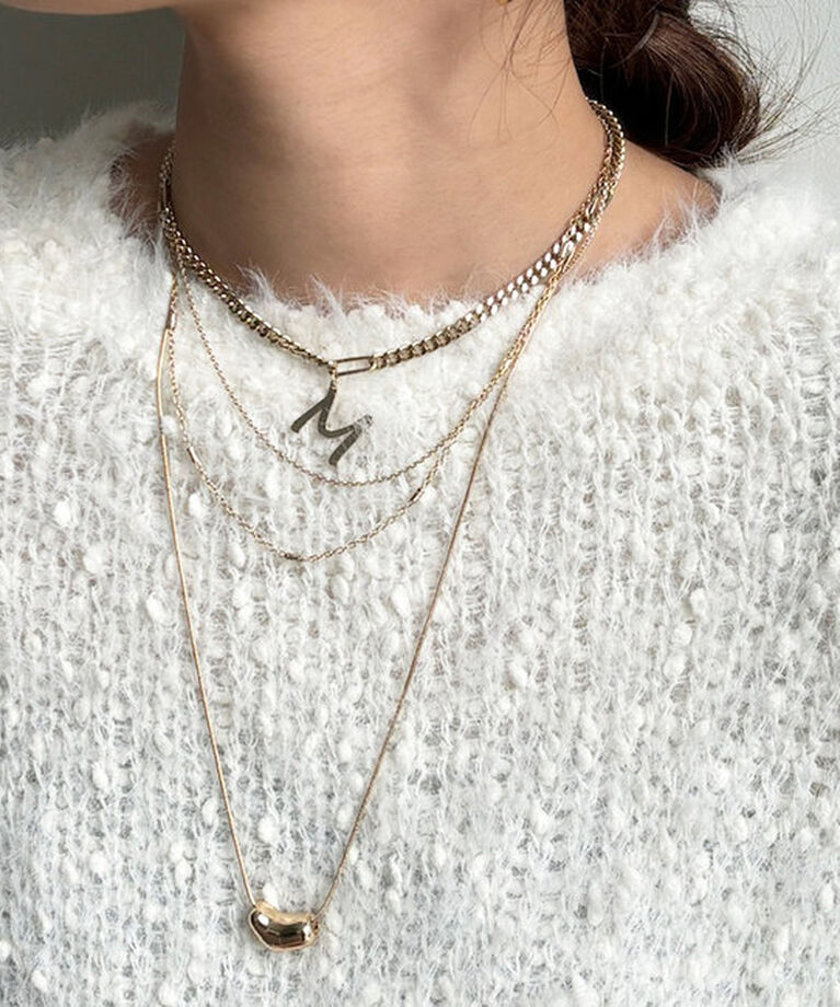  「【A・H・M・R・S・Yの６種！】アルファベットネックレス」|ネックレス|