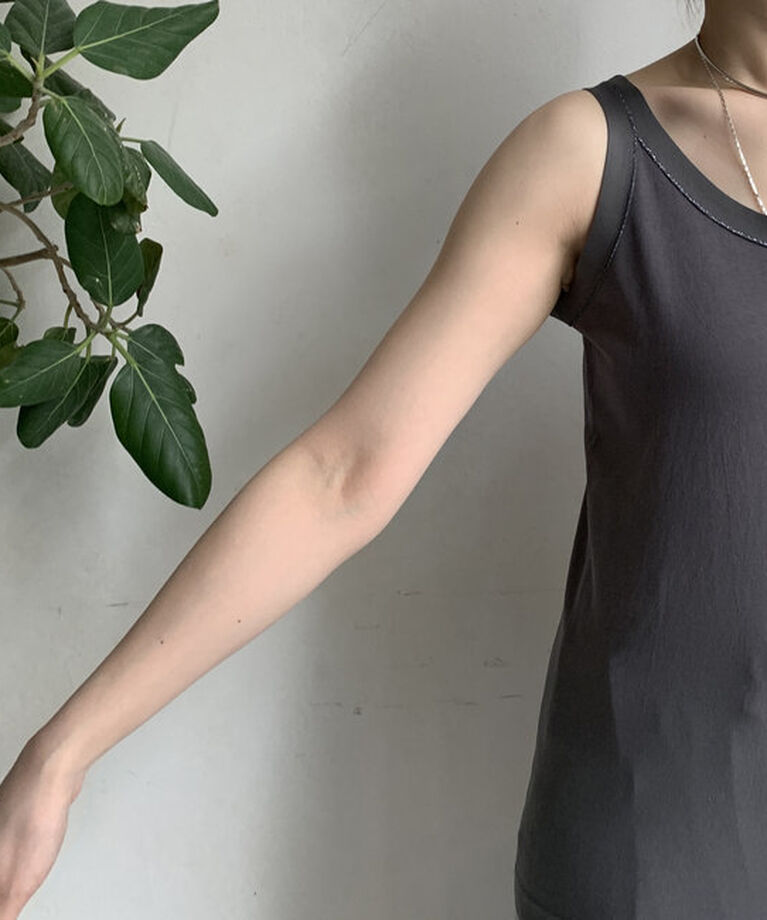  「ラメステッチキャミタンク」|Tシャツ・カットソー|