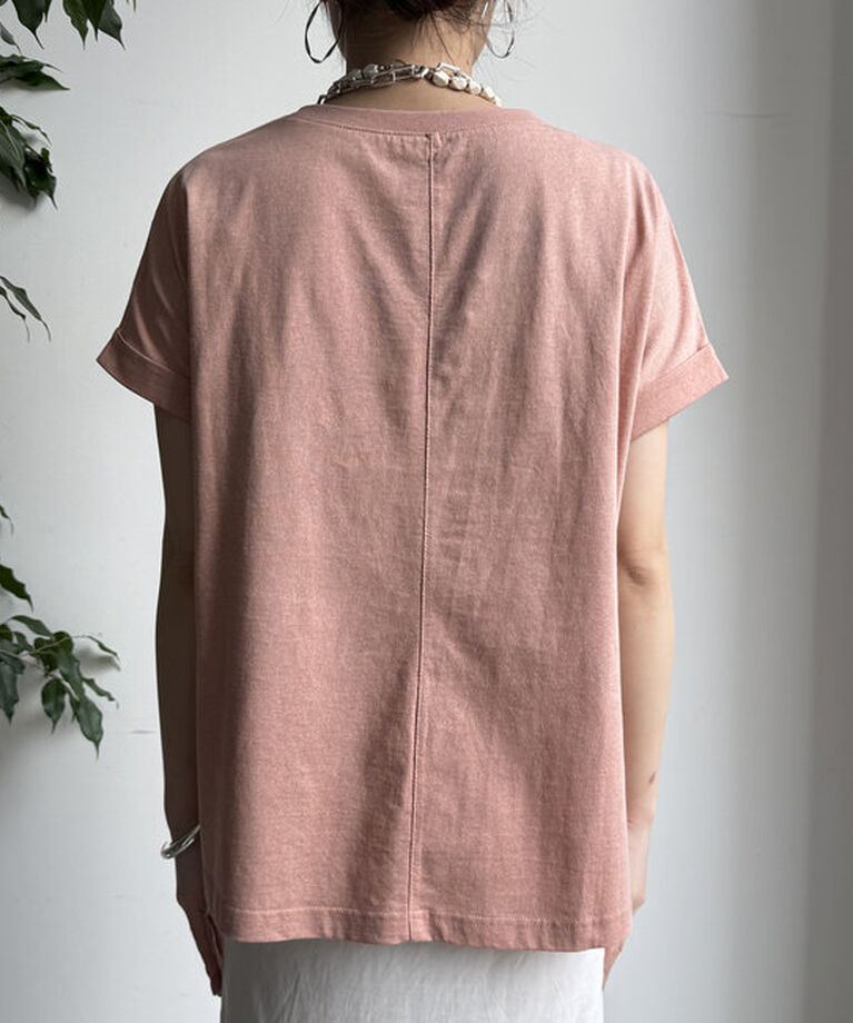  「【WEB限定】 箔プリントロールアップTEE」|Tシャツ・カットソー|