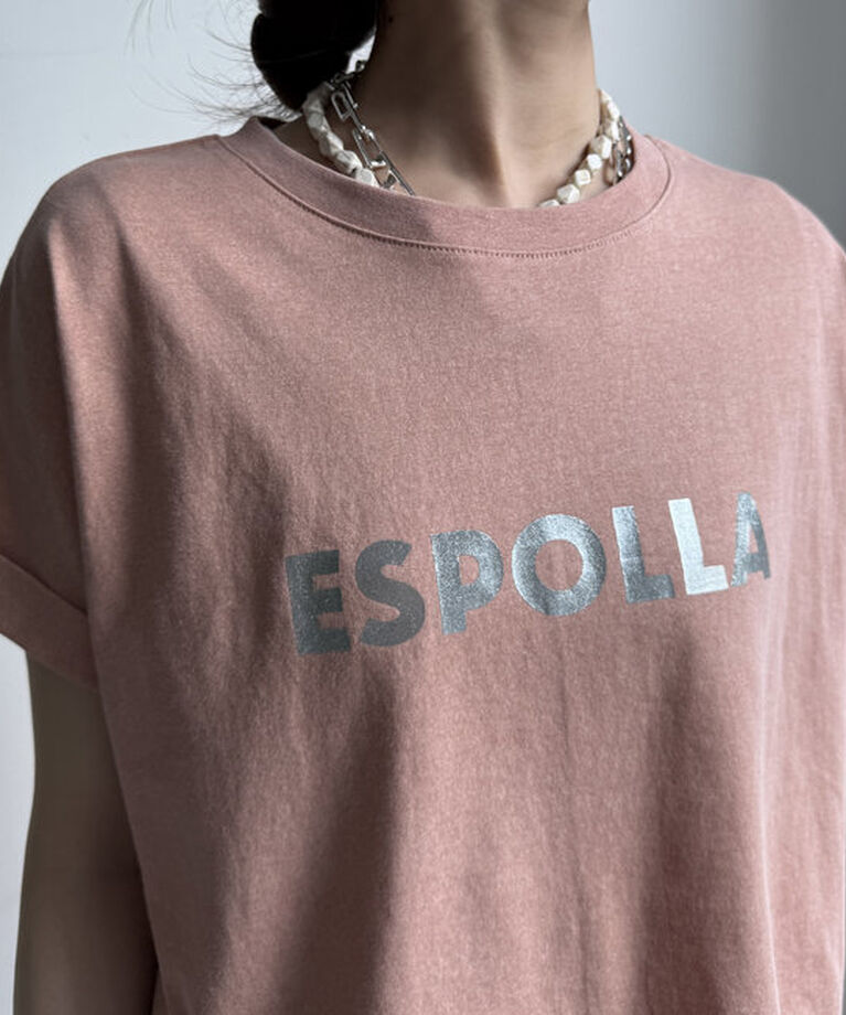  「【WEB限定】 箔プリントロールアップTEE」|Tシャツ・カットソー|