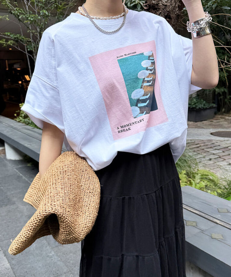  「ワイドフォトTEE」|Tシャツ・カットソー|