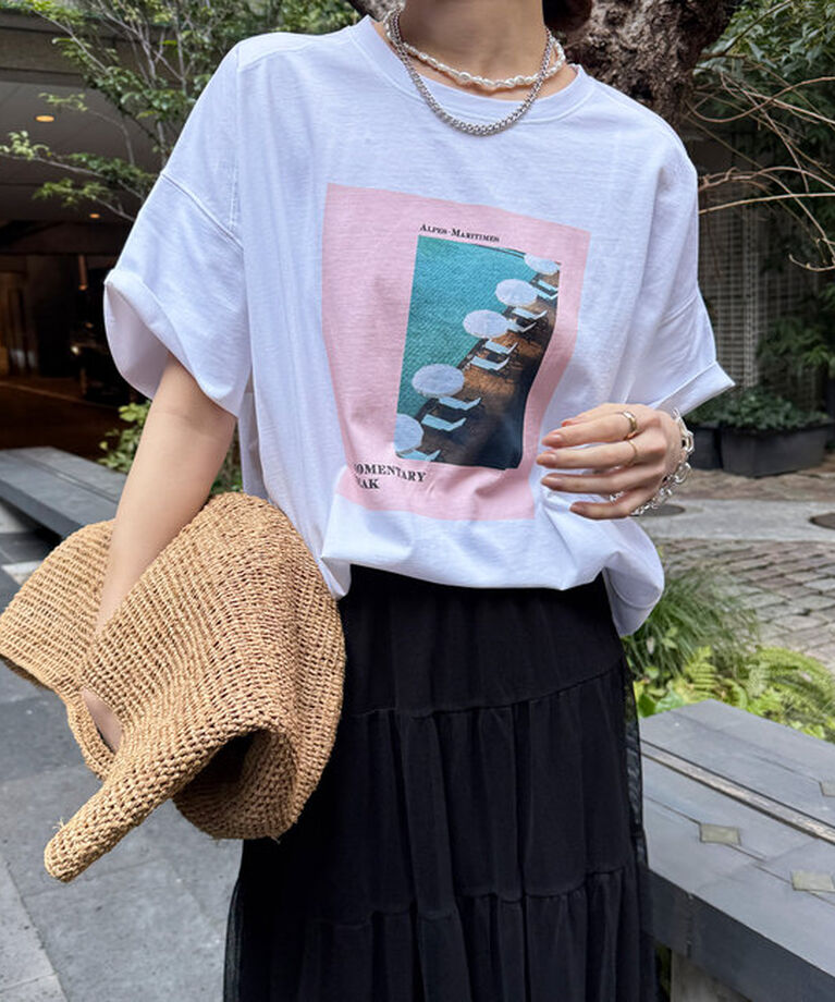  「ワイドフォトTEE」|Tシャツ・カットソー|