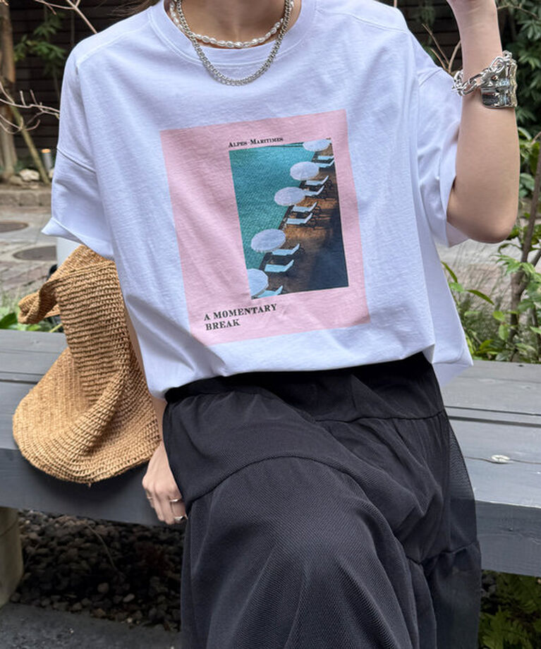  「ワイドフォトTEE」|Tシャツ・カットソー|