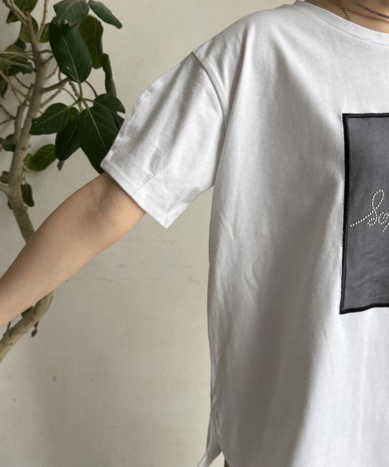  「【WEB限定】ホットフィックスロゴプルオーバー」|Tシャツ・カットソー|