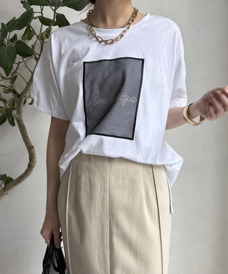  「【WEB限定】ホットフィックスロゴプルオーバー」|Tシャツ・カットソー|