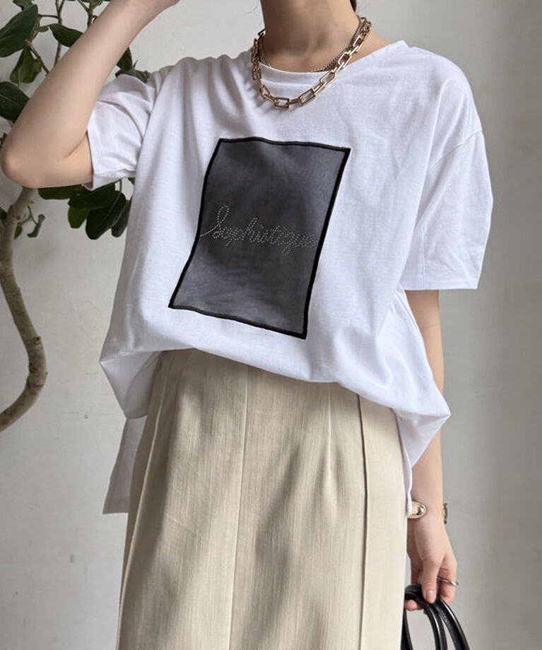 「【WEB限定】ホットフィックスロゴプルオーバー」|Tシャツ・カットソー|