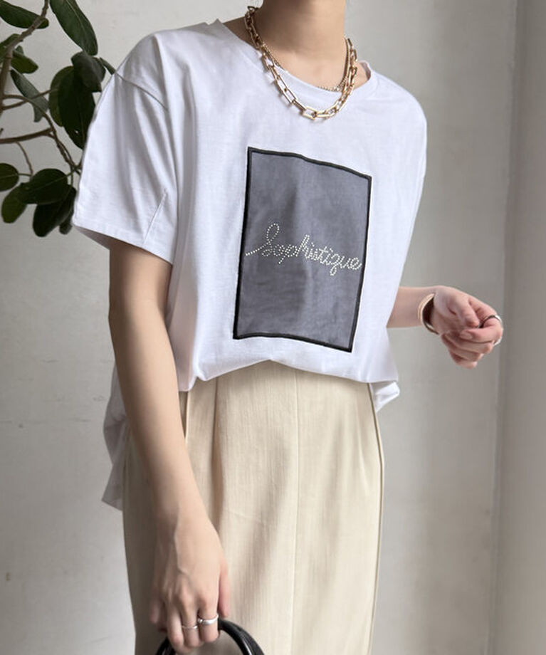  「【WEB限定】ホットフィックスロゴプルオーバー」|Tシャツ・カットソー|