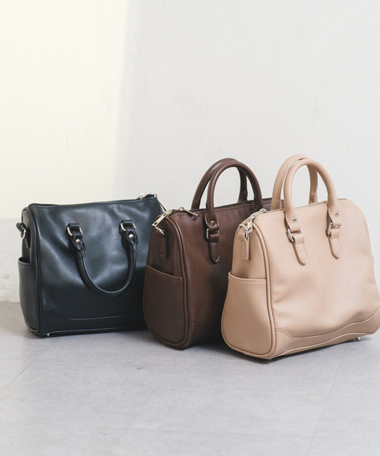  「【新色追加/ショルダー取り外し可/4色展開/WEB限定カラー】ボストンBAG」|トートバッグ|