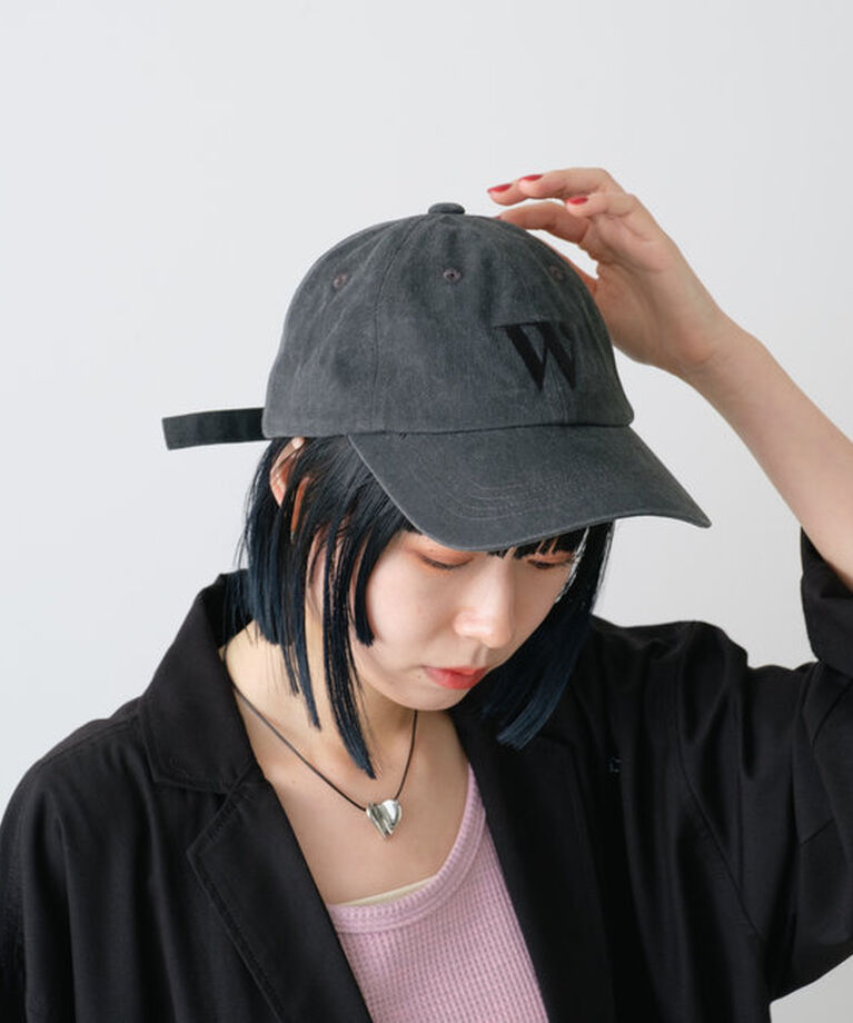  「【WHIMSIC/新色追加】ピグメントロゴキャップ」|ハット|