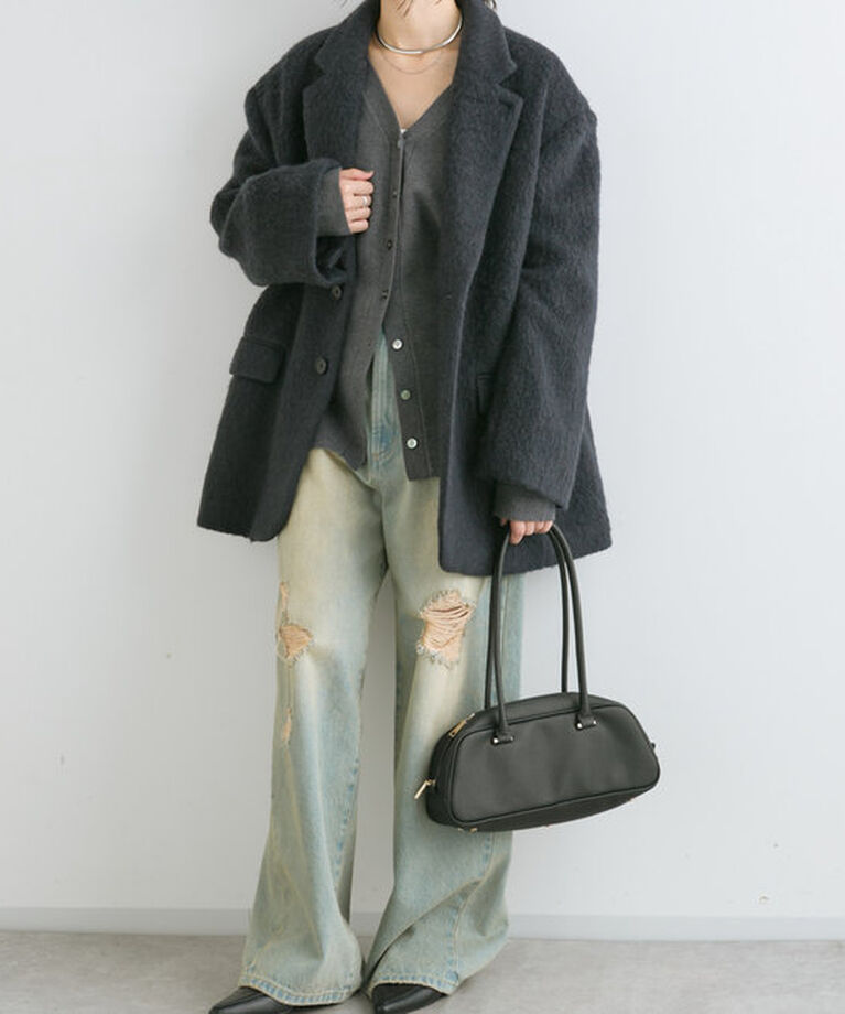  「【ハンサムな印象に】シャギージャコット」|その他|