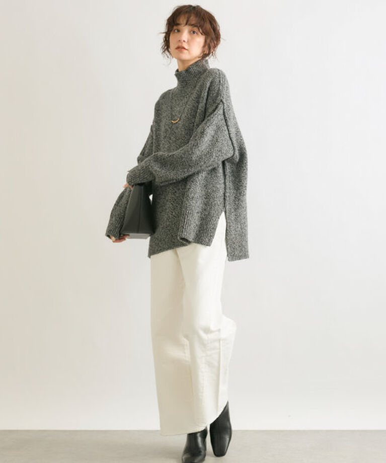  「【MONN.:.(モン)】neat wide DENIM」|デニム|