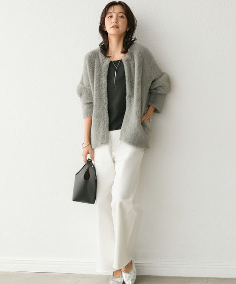  「【MONN.:.(モン)】neat wide DENIM」|デニム|