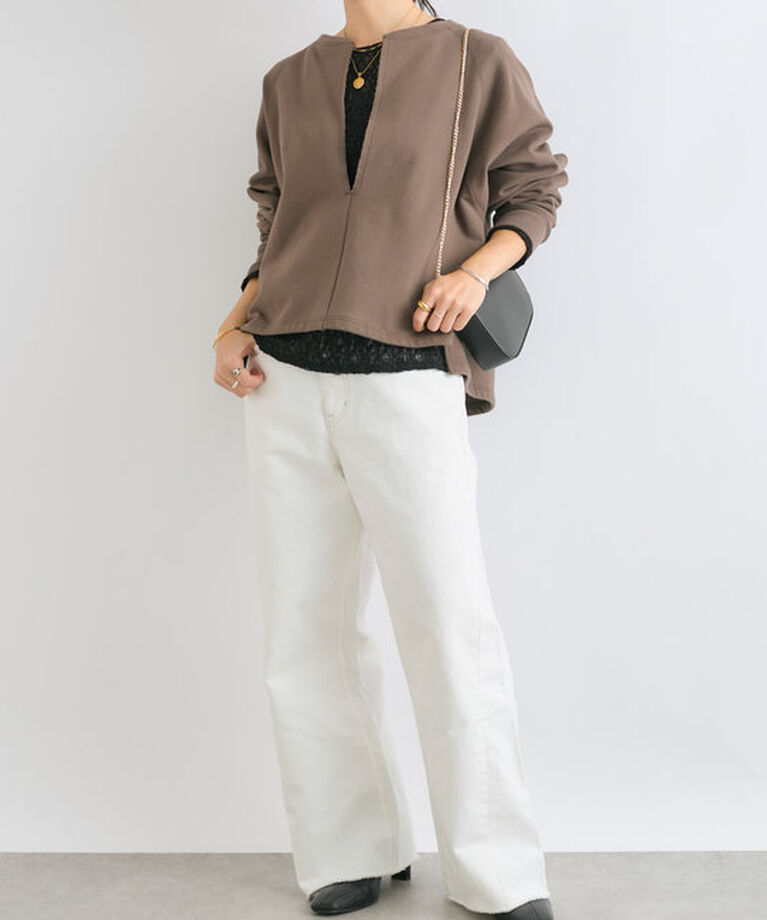  「【MONN.:.(モン)】neat wide DENIM」|デニム|