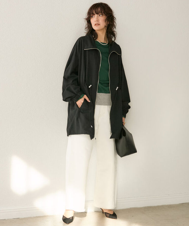  「【MONN.:.(モン)】neat wide DENIM」|デニム|