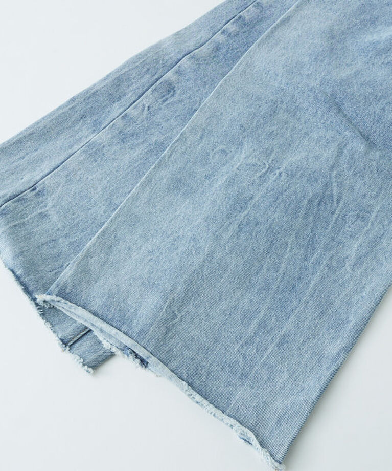  「【MONN.:.(モン)】neat wide DENIM」|デニム|