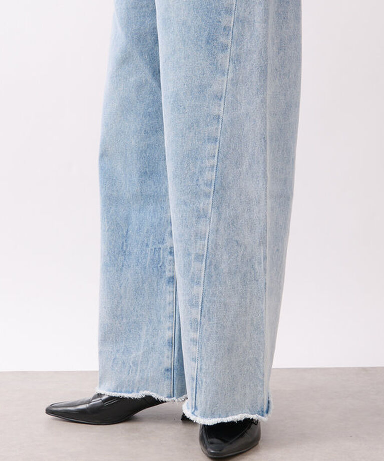 「【MONN.:.(モン)】neat wide DENIM」|デニム|