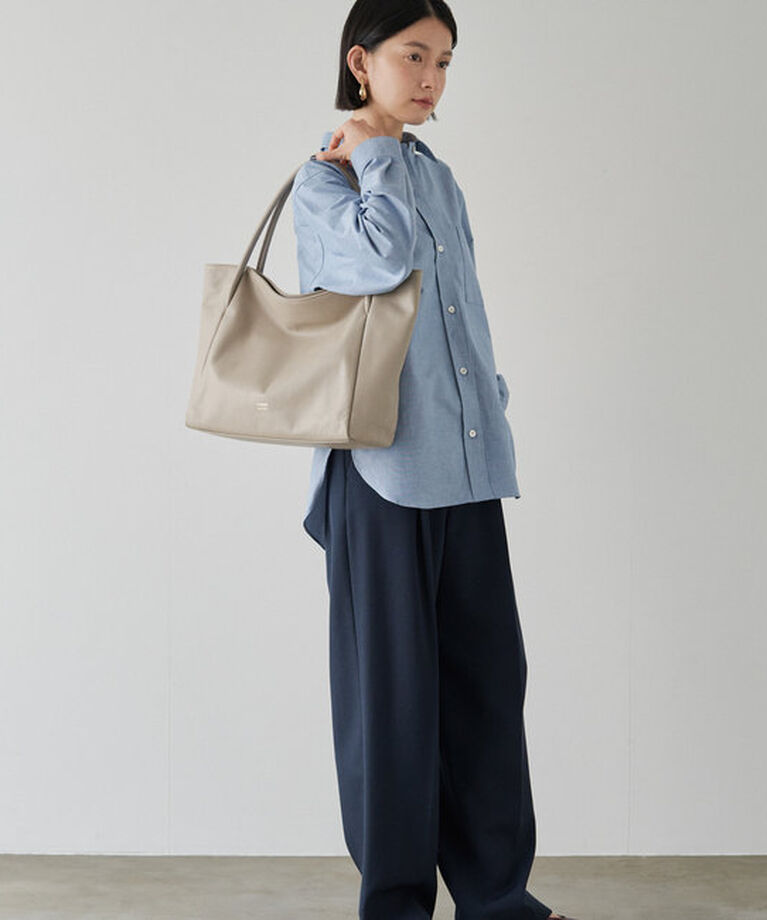  「［A4サイズ対応］レザーシンプルトートバッグ」|トートバッグ|
