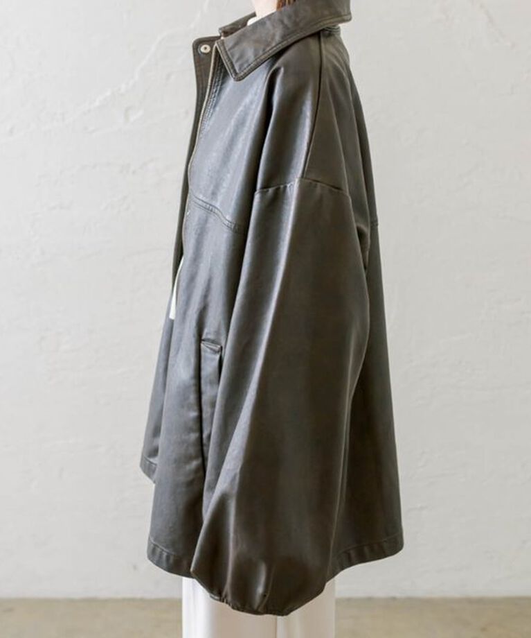  「【3色展開】フェイクレザージャケット」|その他|