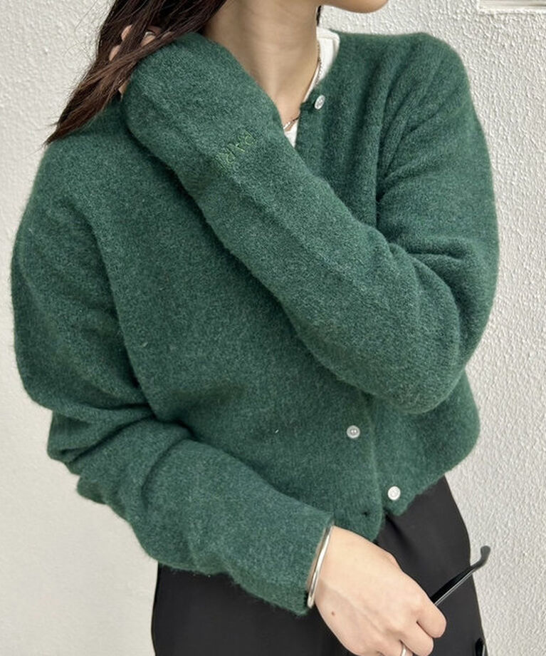  「【レイヤードスタイルも◎】PARIS刺繍カーディガン」|カーディガン|