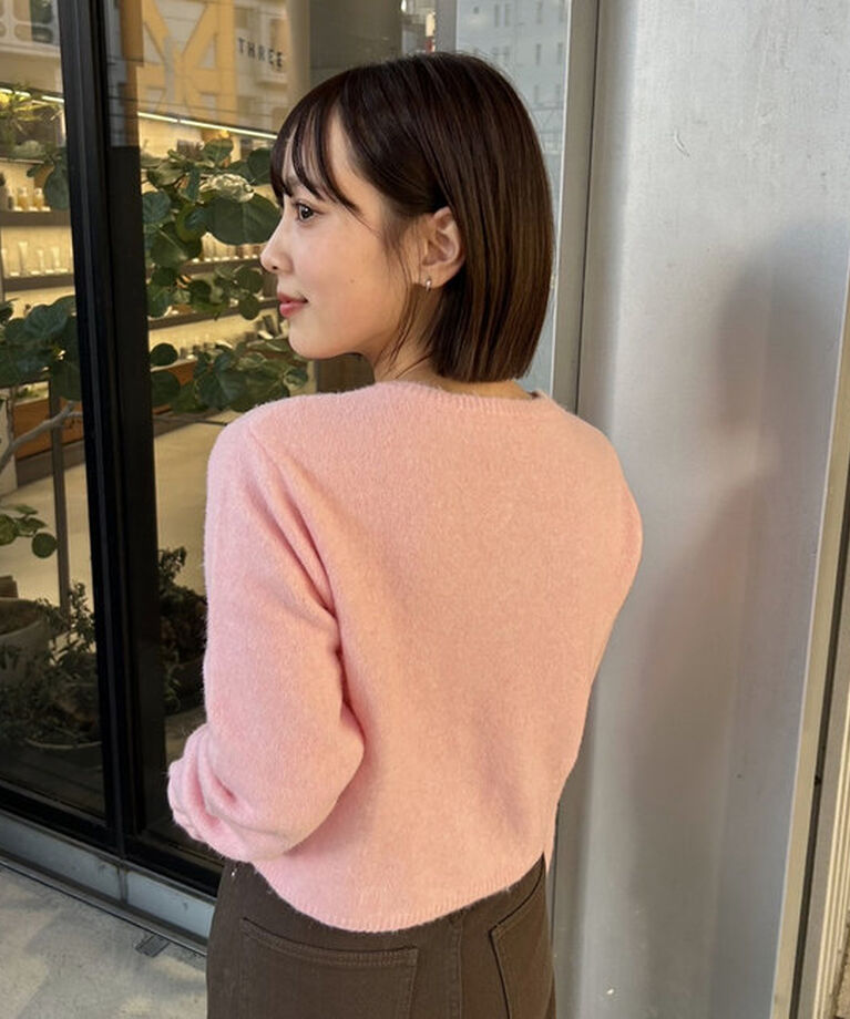  「【レイヤードスタイルも◎】PARIS刺繍カーディガン」|カーディガン|