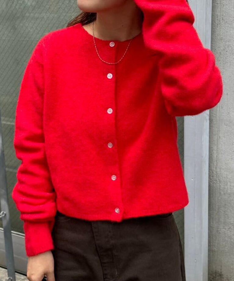  「【レイヤードスタイルも◎】PARIS刺繍カーディガン」|カーディガン|