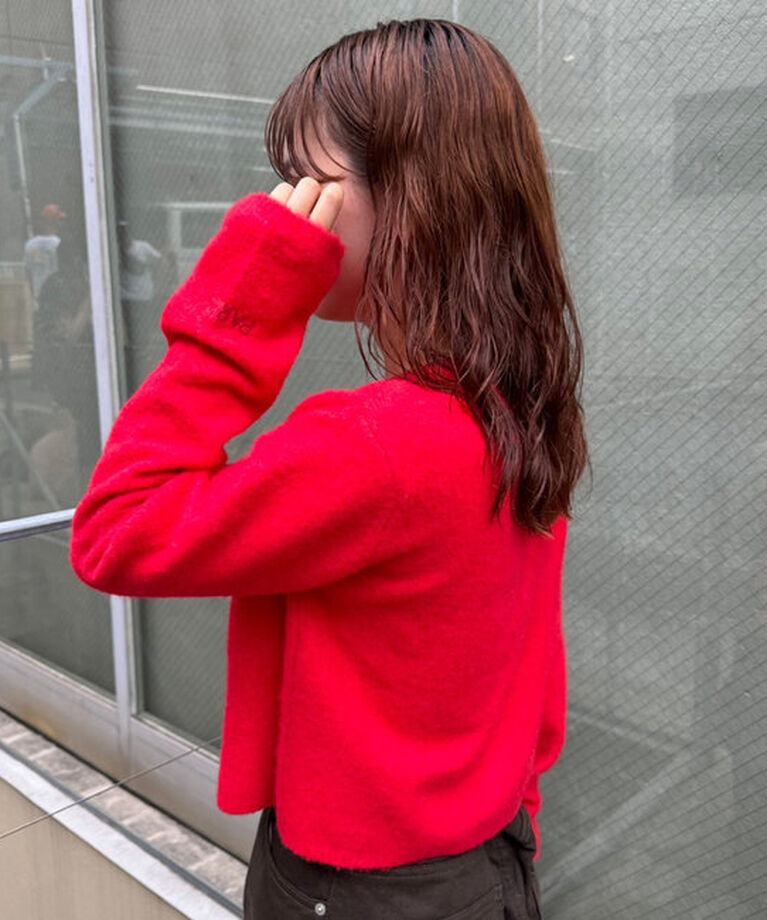  「【レイヤードスタイルも◎】PARIS刺繍カーディガン」|カーディガン|