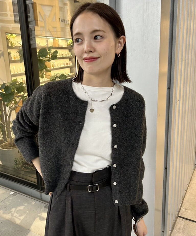  「【レイヤードスタイルも◎】PARIS刺繍カーディガン」|カーディガン|