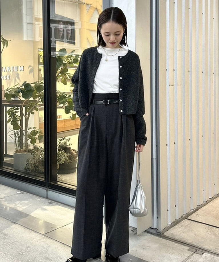  「【レイヤードスタイルも◎】PARIS刺繍カーディガン」|カーディガン|