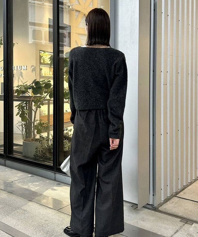  「【レイヤードスタイルも◎】PARIS刺繍カーディガン」|カーディガン|
