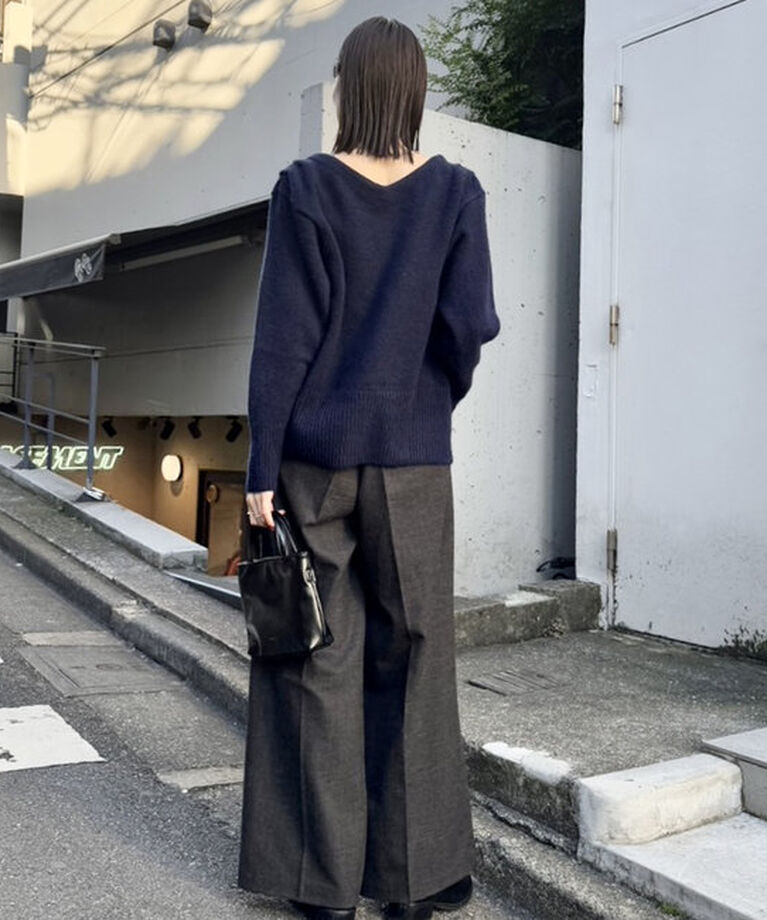  「ショルダーギャザーボタンカーディガン」|カーディガン|