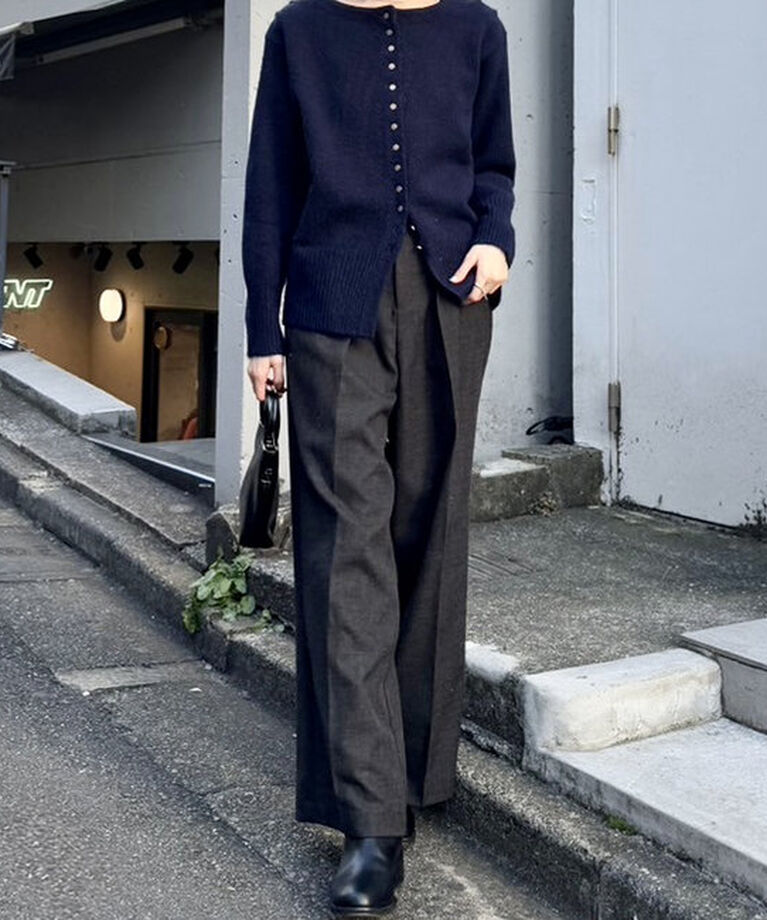  「ショルダーギャザーボタンカーディガン」|カーディガン|