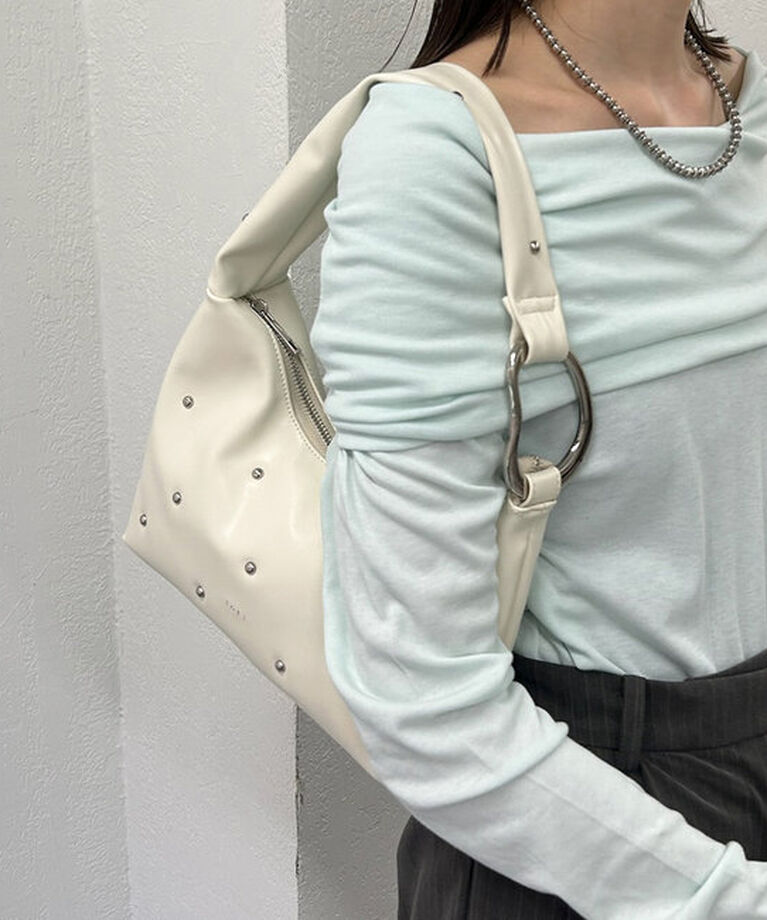  「loti スタッズホーボーBAG」|トートバッグ|