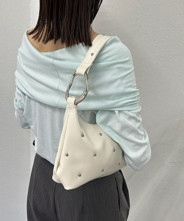  「loti スタッズホーボーBAG」|トートバッグ|