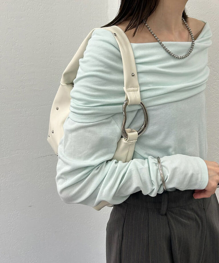  「loti スタッズホーボーBAG」|トートバッグ|