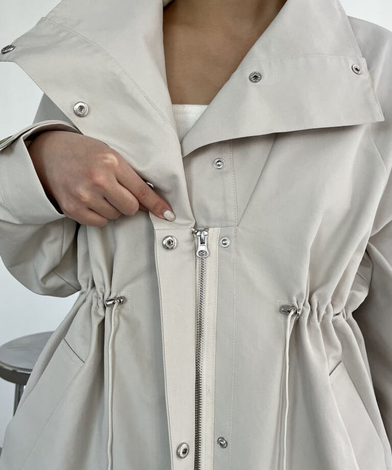  「【サイズ展開あり】ドロストスタンドコート」|その他|