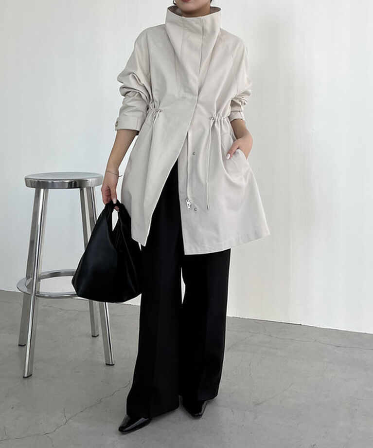  「【サイズ展開あり】ドロストスタンドコート」|その他|