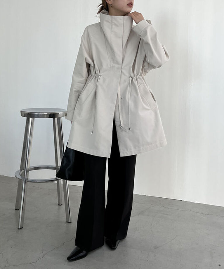  「【サイズ展開あり】ドロストスタンドコート」|その他|