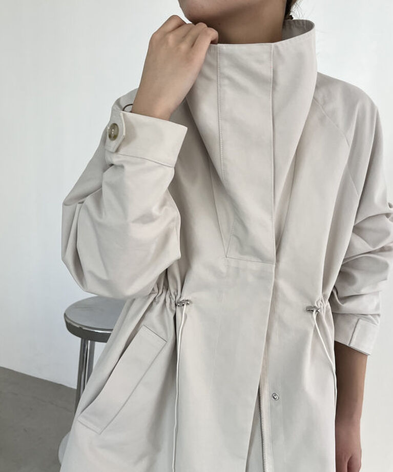  「【サイズ展開あり】ドロストスタンドコート」|その他|