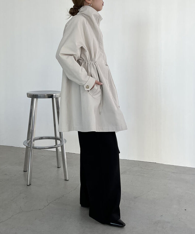  「【サイズ展開あり】ドロストスタンドコート」|その他|