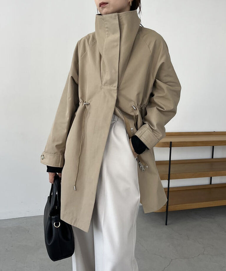  「【サイズ展開あり】ドロストスタンドコート」|その他|
