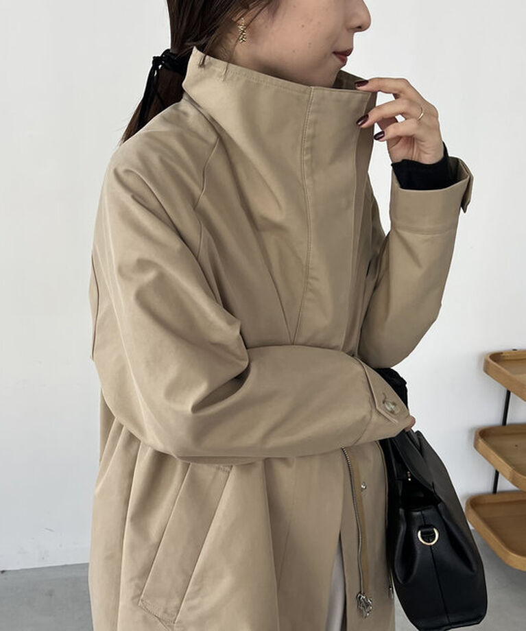  「【サイズ展開あり】ドロストスタンドコート」|その他|