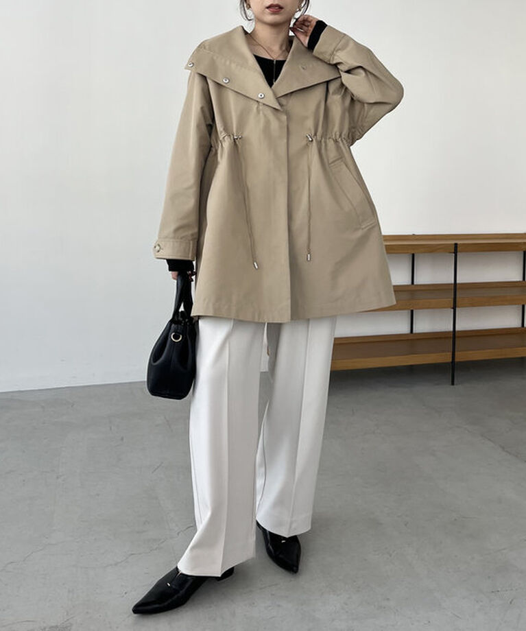  「【サイズ展開あり】ドロストスタンドコート」|その他|