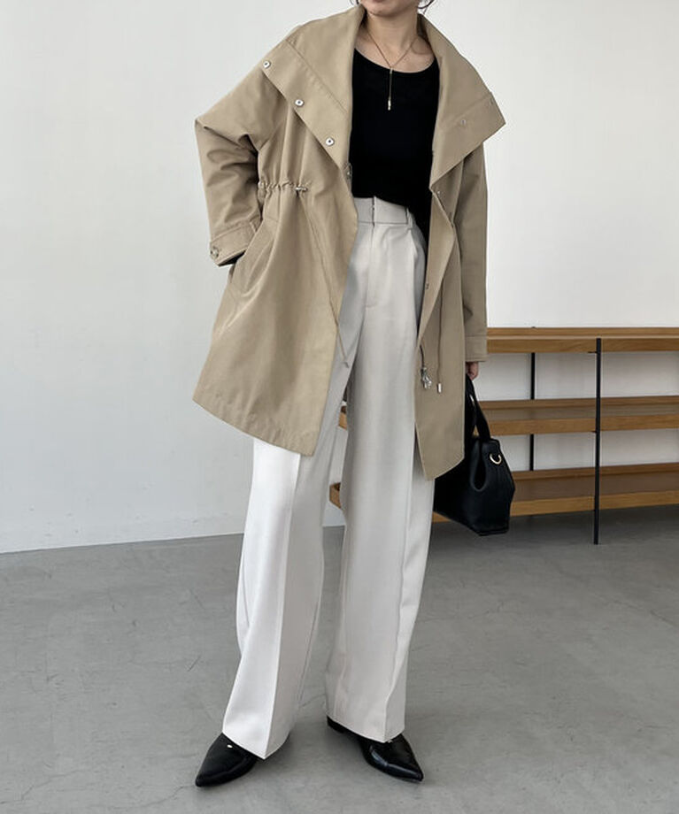  「【サイズ展開あり】ドロストスタンドコート」|その他|