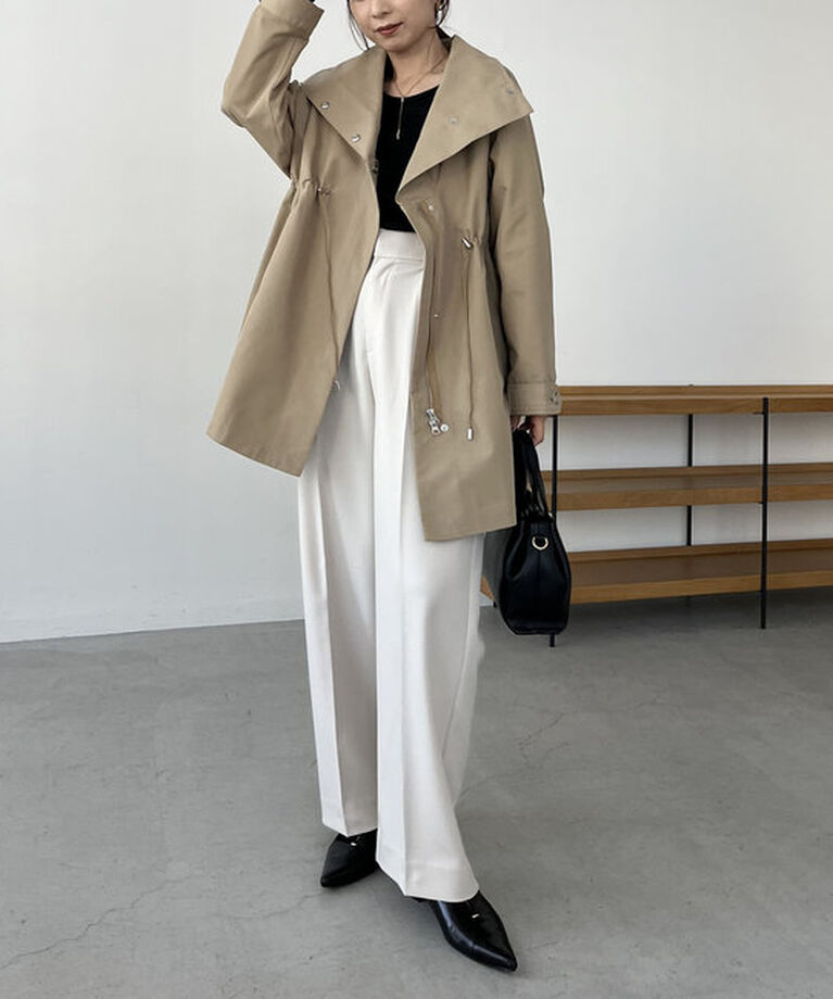  「【サイズ展開あり】ドロストスタンドコート」|その他|