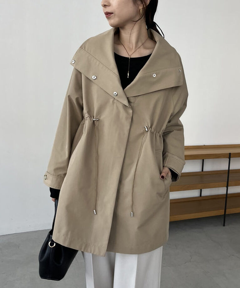  「【サイズ展開あり】ドロストスタンドコート」|その他|